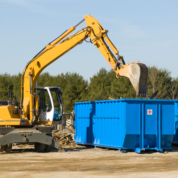 can i choose the location where the residential dumpster will be placed in Chase County